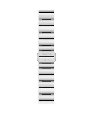 Women's Rectangular Silver Stainless Steel Watch 21.8mm