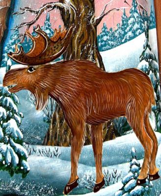 Woodcarved Hand Painted Merry Wonder Figurine