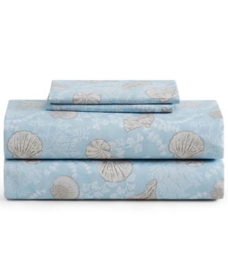 Coastal Pattern 4-Pc. Sheet Set, Queen