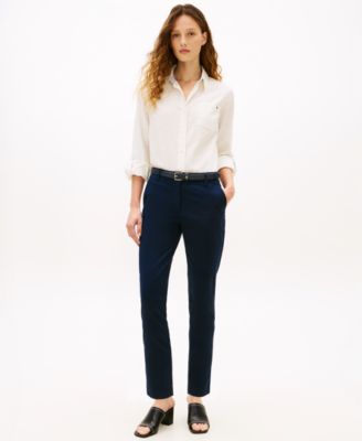 Women's Twill Slim Chino Pants
