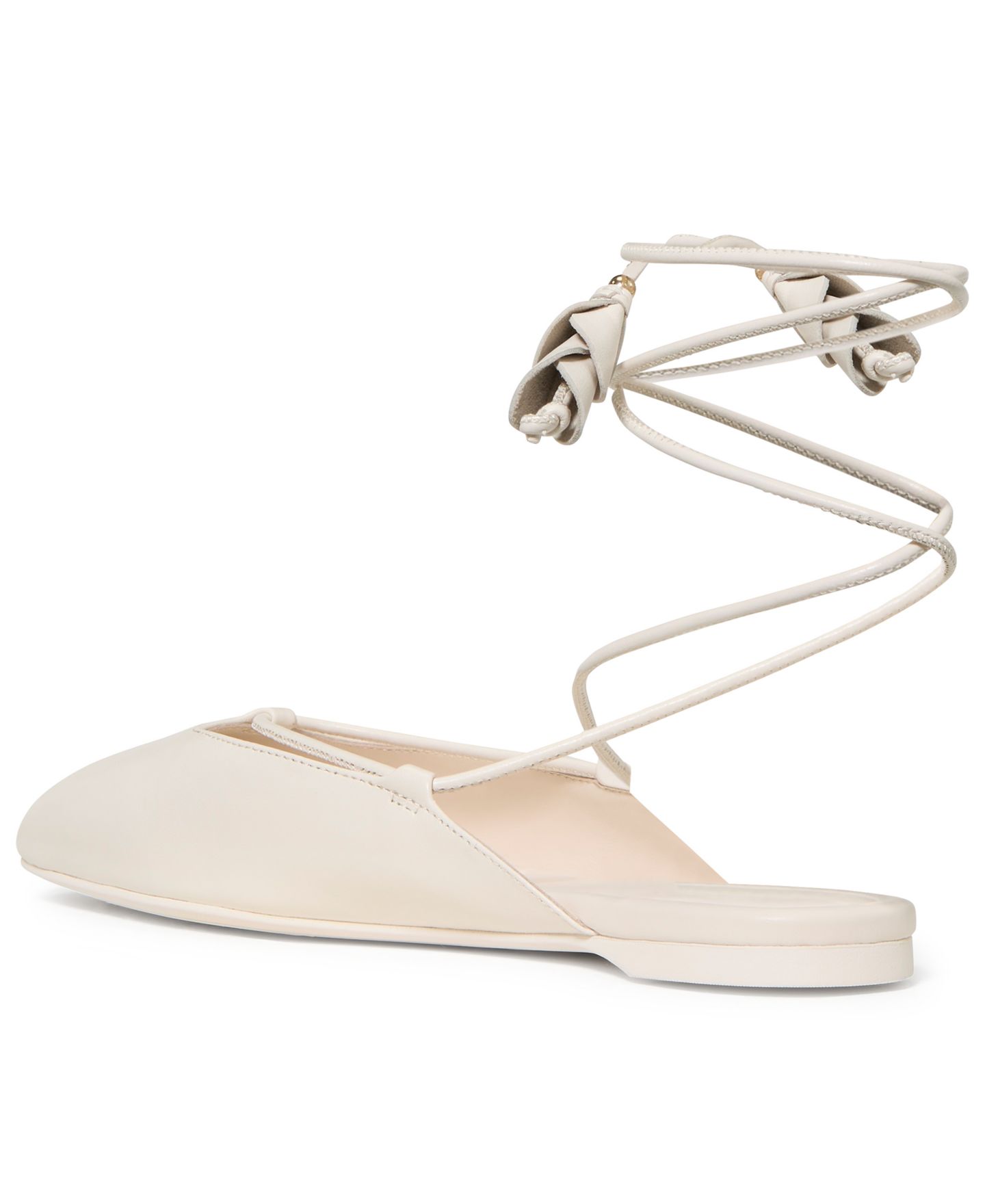 Женские сабо kate spade new york Eloise Ankle Wrap Mule Flats, цвет: Кремовый — фото 3
