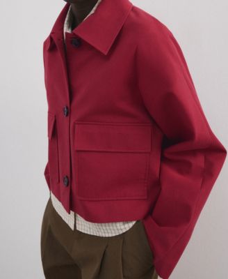 Women's Pockets Cotton Jacket