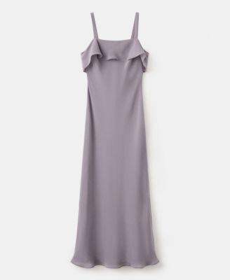 Women's Long Ruffled Dress