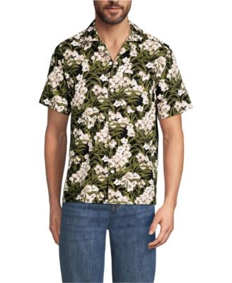 Men's Short Sleeve Hawaiian Camp Collar Shirt