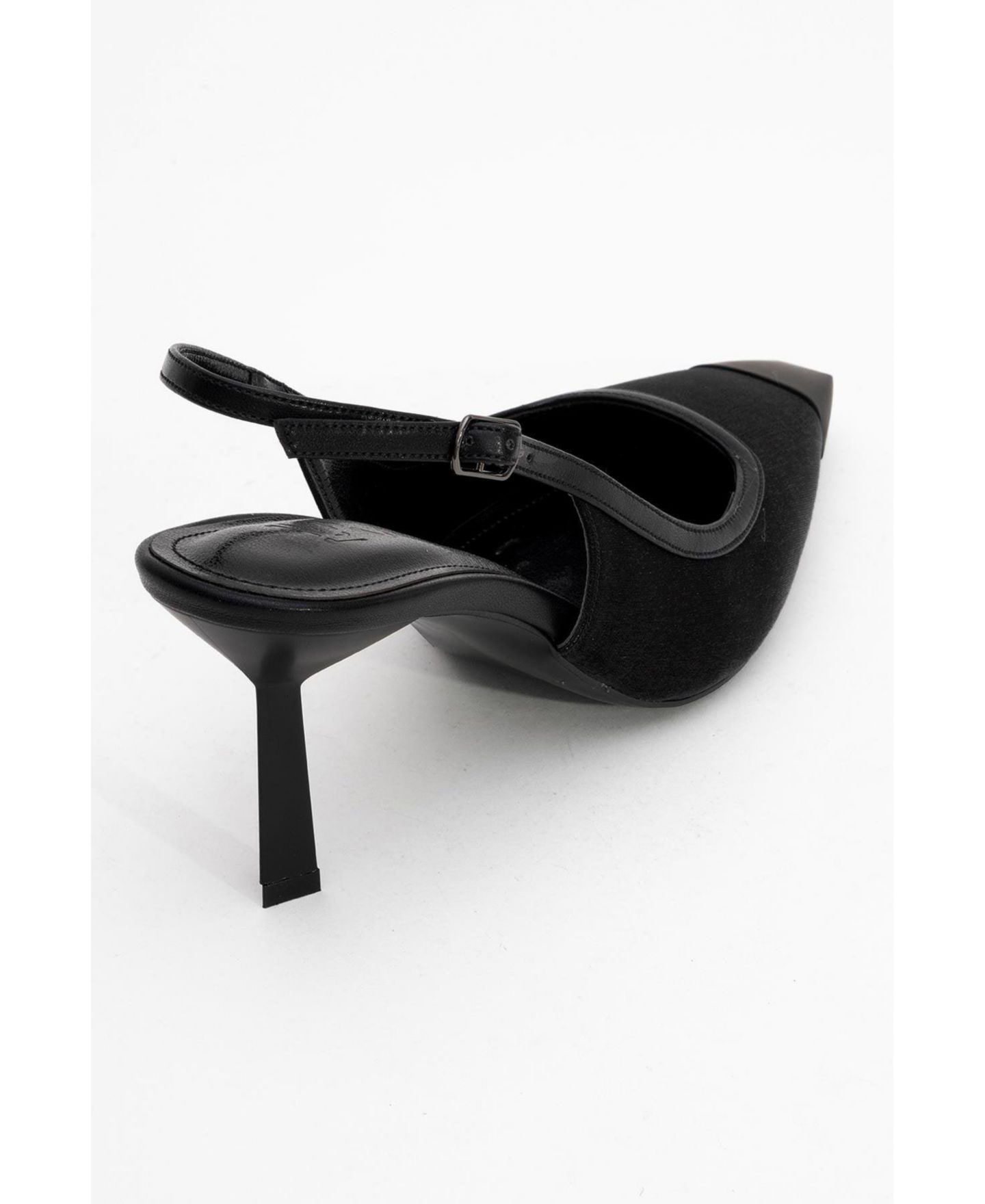 Женские туфли Prologue Shoes Alive Satin Pointed Toe, цвет: Чёрный атласный — фото 7