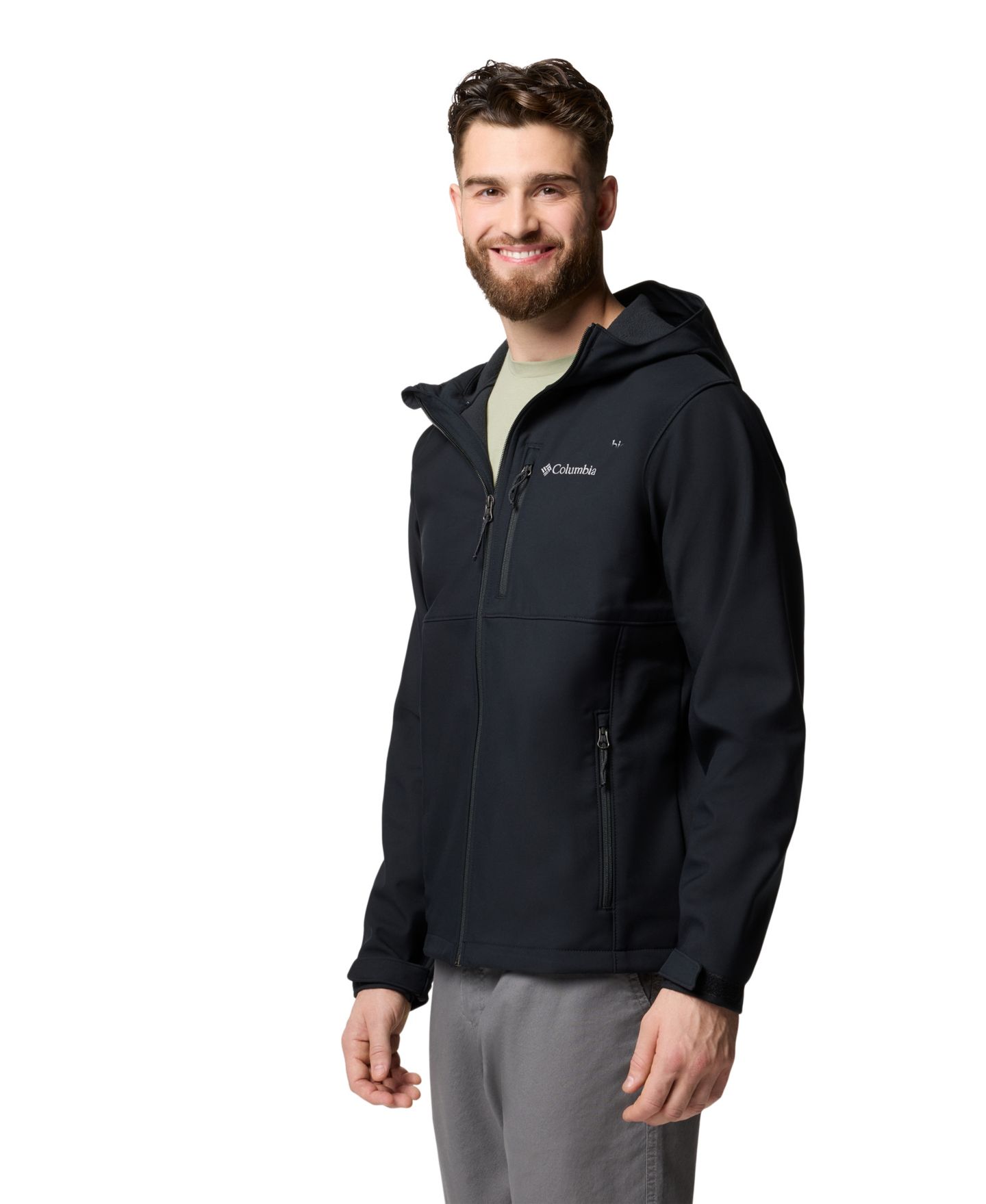 Мужская куртка Columbia Ascender II Hooded, цвет: Чёрный — фото 4