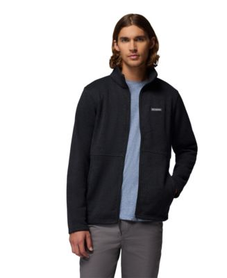 Columbia Men's Alto Pass Textured Knit Sweater Fleece Zip-Front