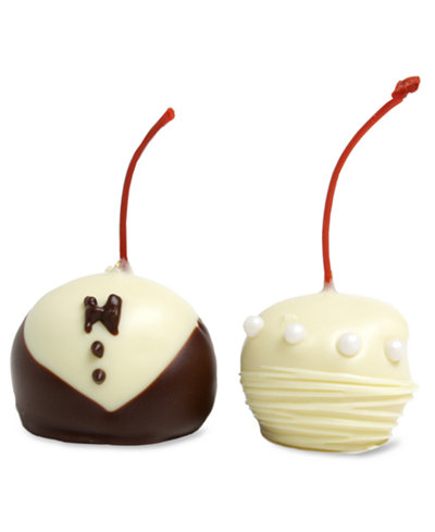 Golden Edibles® 12-Pc. Wedding Belgian Chocolate Covered Cherries