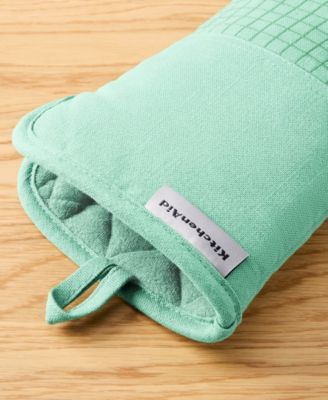 Gourmet Series Gridlines Oven Mitts Set, Pack of 2