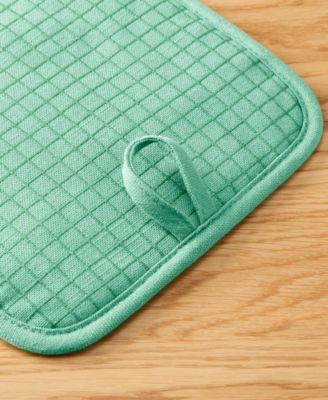 Gourmet Series Gridlines Pot Holder Set, Pack of 2