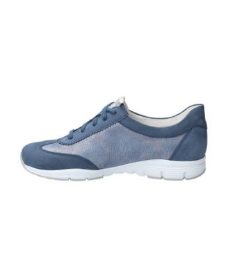 Women's Yael Denim Artesia Leather Sneaker