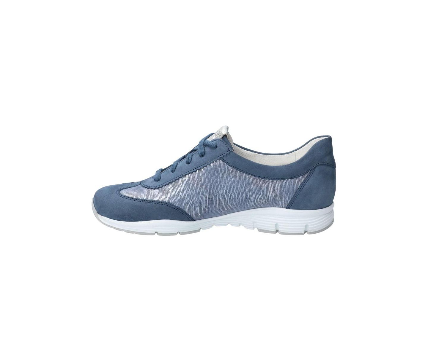 Женские кроссовки Mephisto Yael Denim Artesia Leather, цвет: Джинсовый синий — фото 4