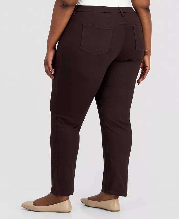 Plus Size Lexington Straight-Leg Jeans - thumbnail 4