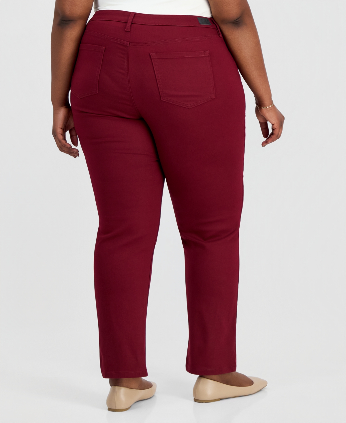 Jones New York Plus Lexington Straight-Leg Jeans