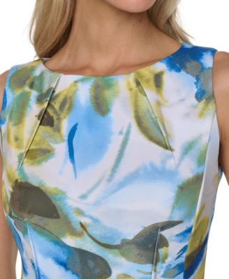 Calvin Klein Women's Floral Fit & Flare Dresses | Macy's