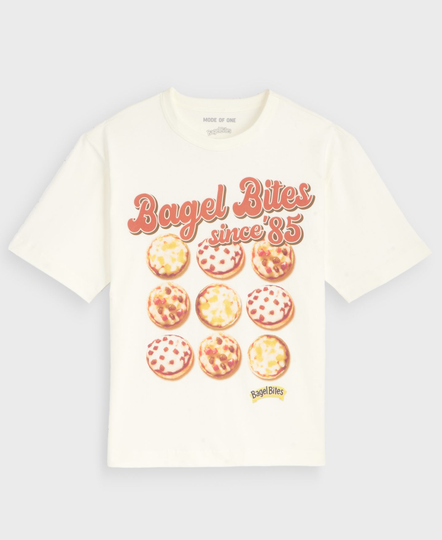 Мужская футболка Macy's Mode of One Relaxed-Fit Bagel Bites Graphic, Exclusive, цвет: Натуральный — фото 5