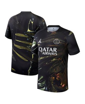Men's Black Paris Saint-Germain 2025/26 Night Edition Stadium Replica Jersey