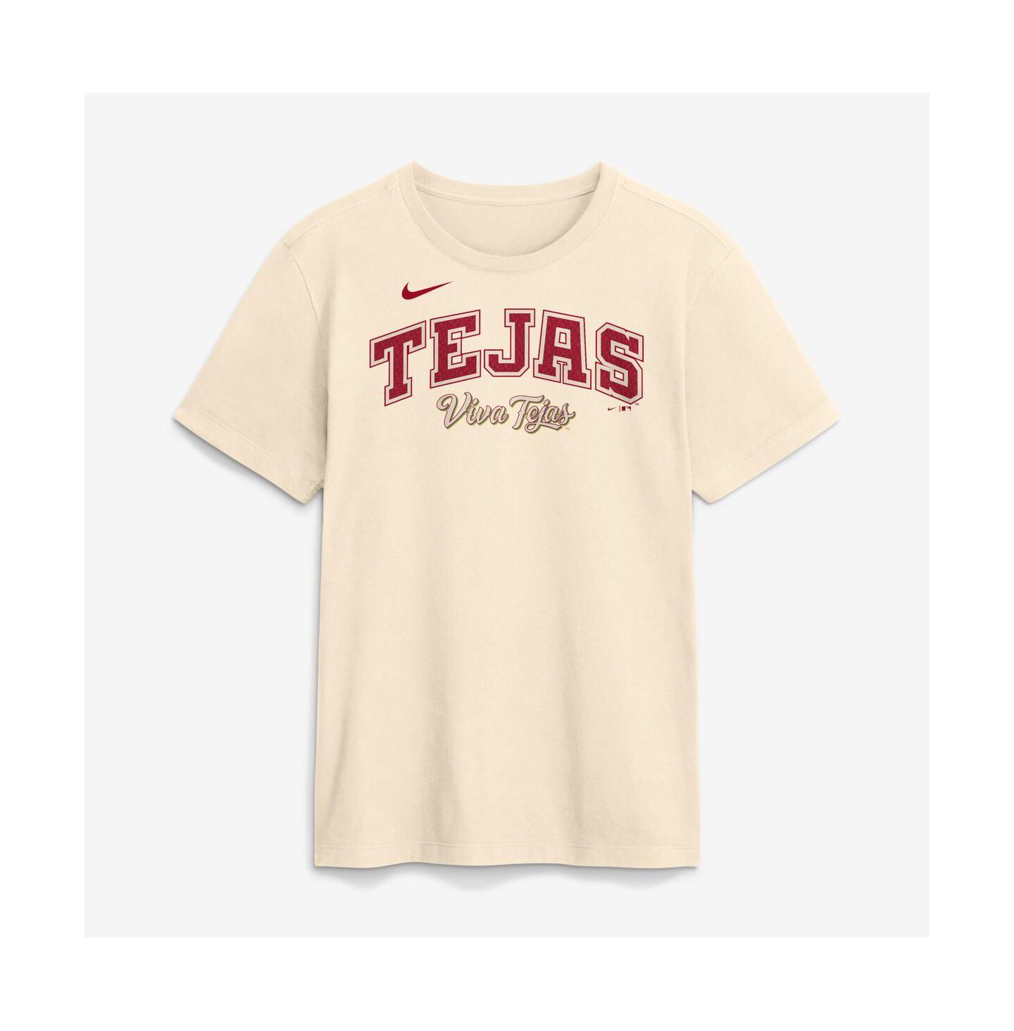 Мужская футболка Nike Cream Texas Rangers 2026 City Connect Wordmark — фото 1
