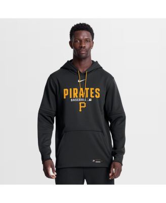 Men's Black Pittsburgh Pirates Authentic Collection Therma-FIT Hoodie
