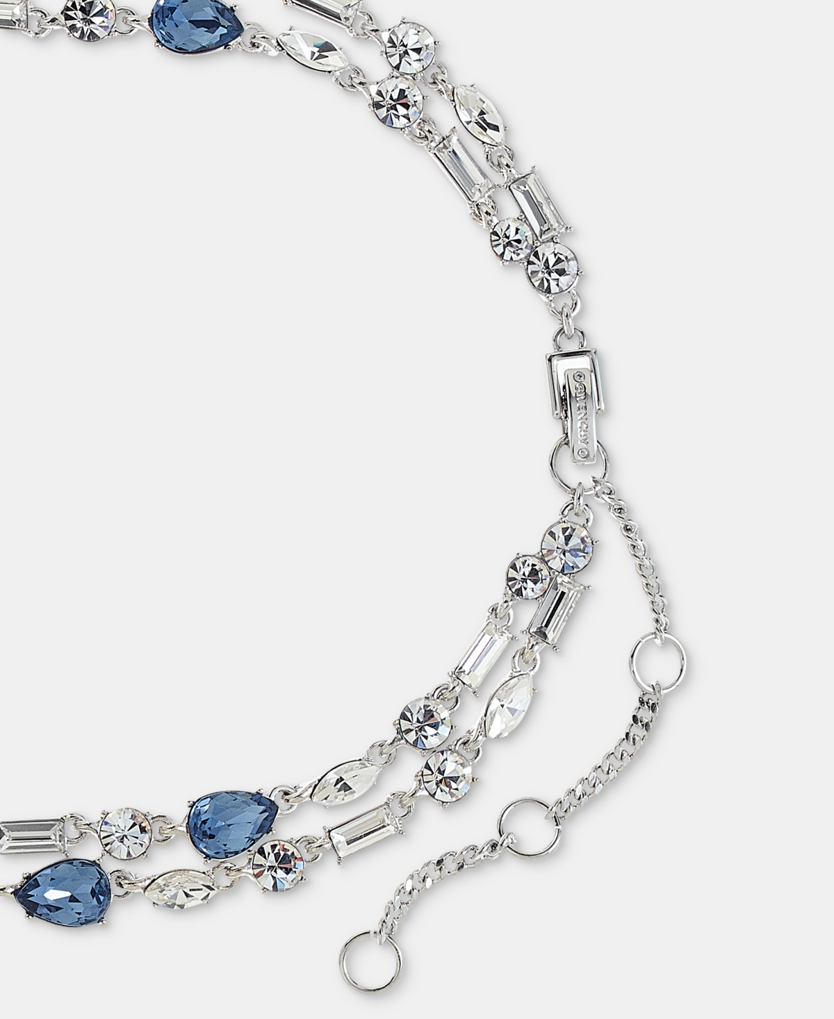 Givenchy Crystal Layered Collar Necklace, 16-1/4" + 3" extender