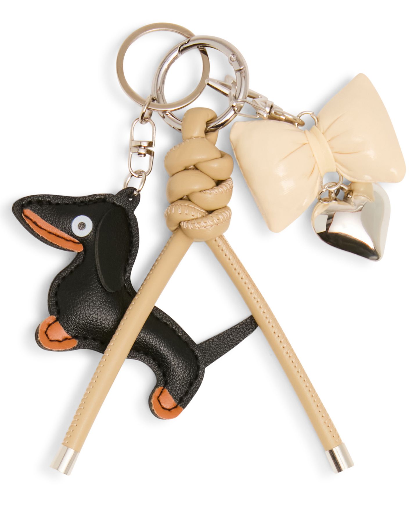 Женский брелок Madden Girl Dog Bag Charm, цвет: Разноцветный — фото 1