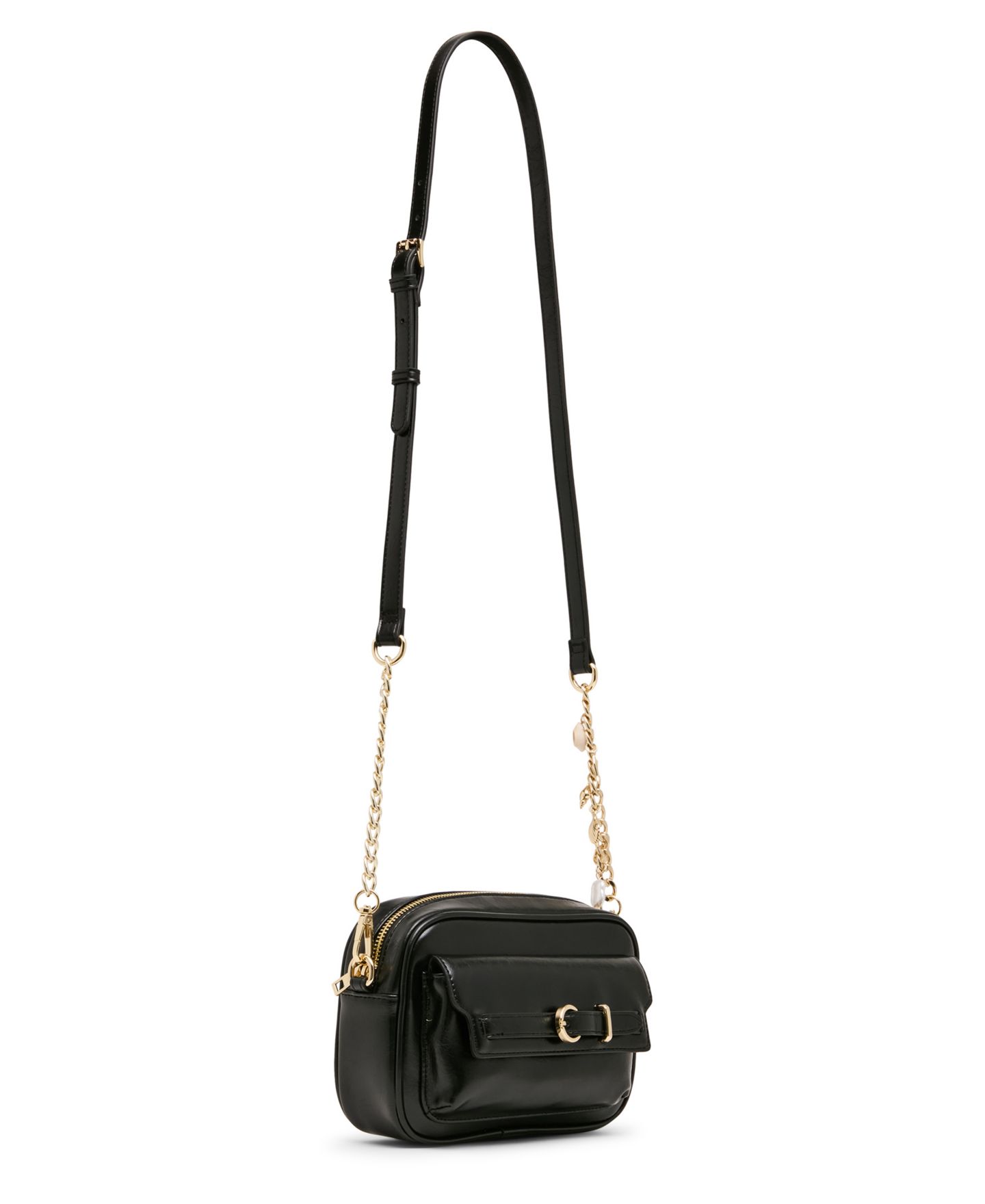 Женская сумка Madden Girl Maryc Small Crossbody Camera Handbag, цвет: Чёрный — фото 3