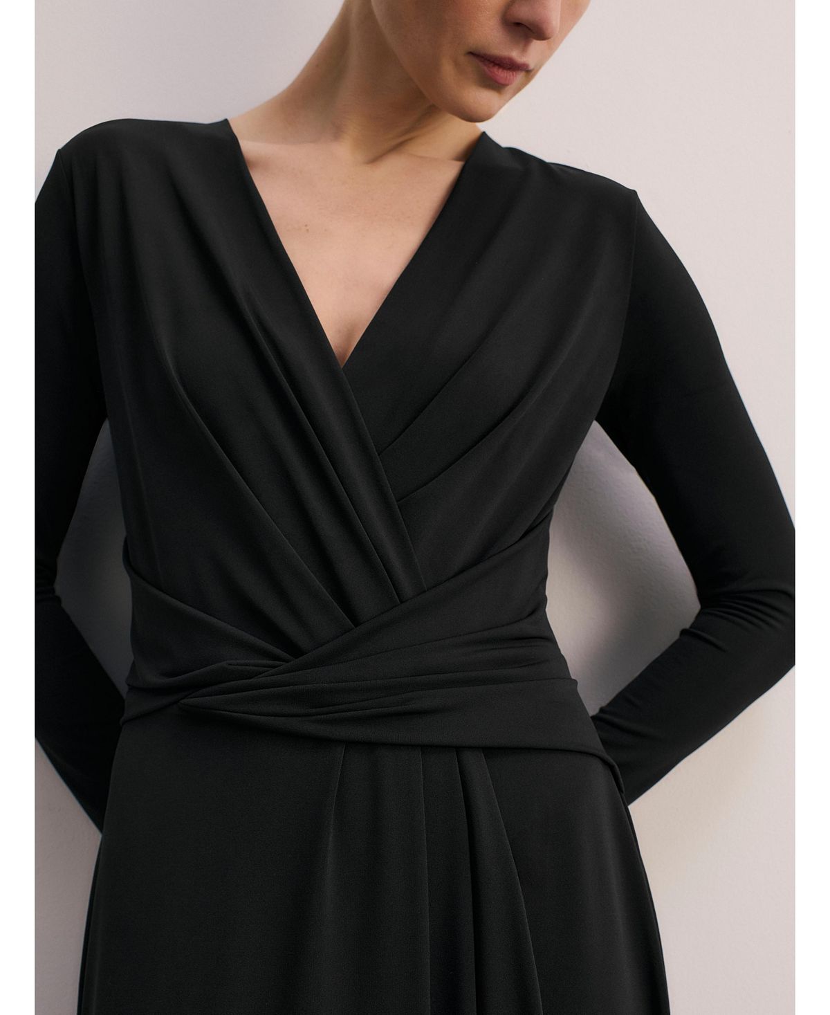 The Fold Women's Auletta Jersey Dress view 4 — MAYCSS fashion products