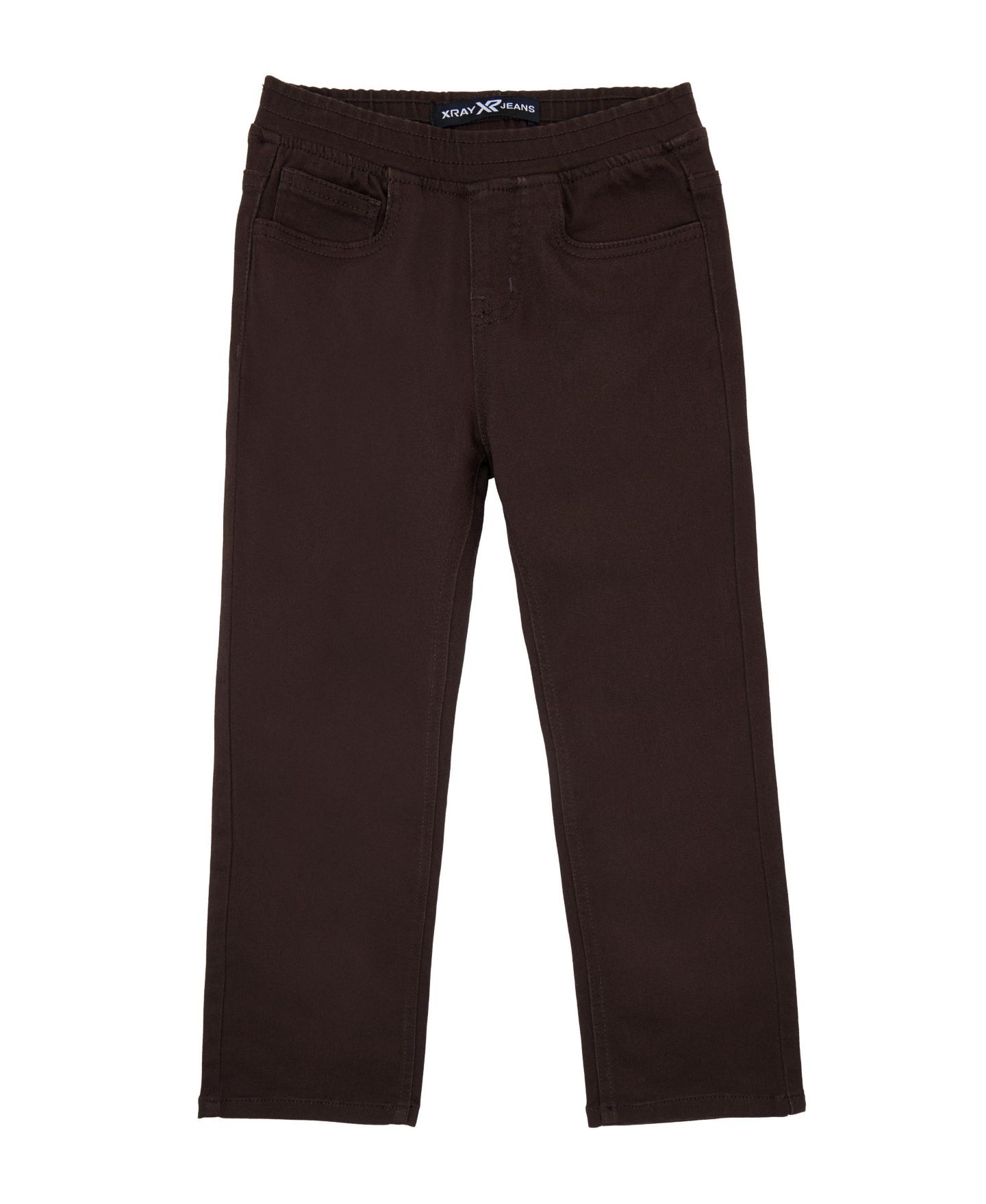 Брюки XRAY X RAY Elastic Waist Five Pocket Commuter Pants для мальчиков-малышей, цвет: Шоколадный — фото 1