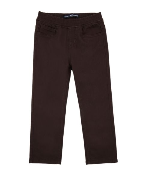Брюки XRAY X RAY Elastic Waist Five Pocket Commuter Pants для мальчиков-малышей, цвет: Шоколадный