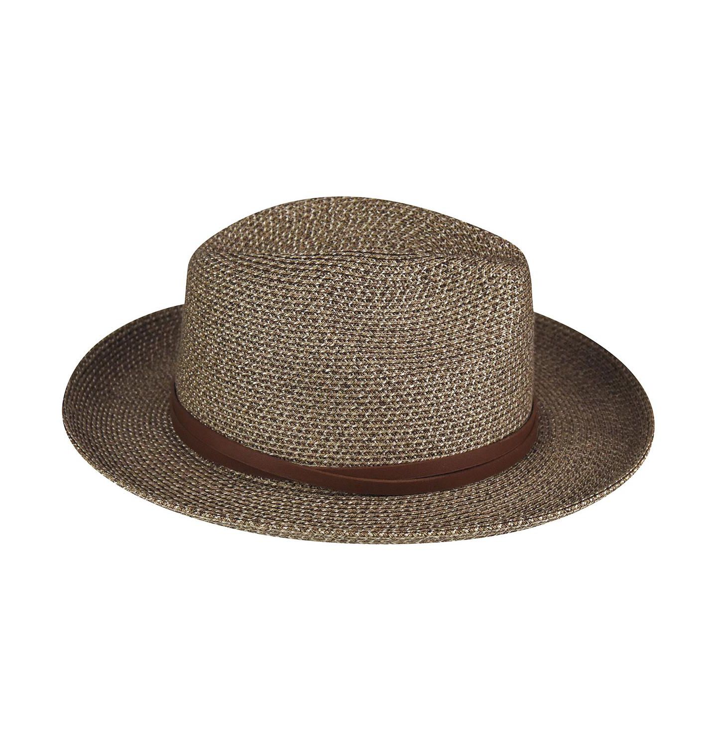 Мужские головные уборы Bailey 1922 Balans Roll Up Fedora, цвет: Серо-бежевый — фото 3