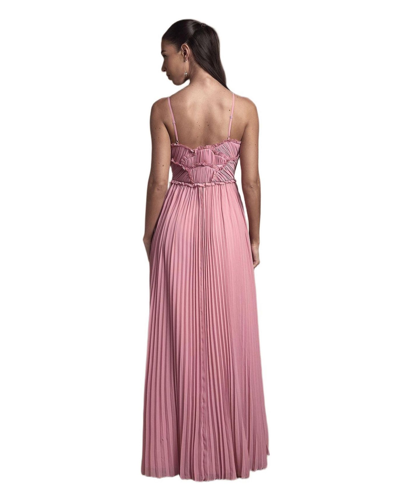 Женское платье Oasis Bridesmaid With Ruffle Detail, цвет: Розовый — фото 3
