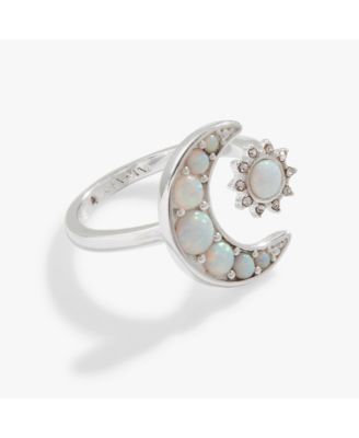 Moon Sun Opal Ring