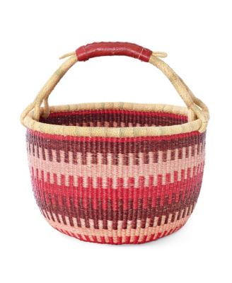 Patterned Bolga Basket
