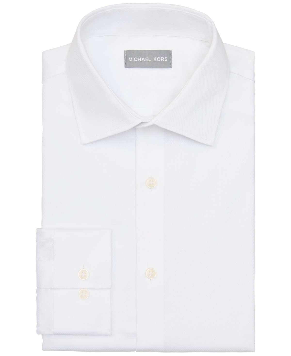 Мужские платья Michael Kors Men's Regular-Fit Ultra Wrinkle Free Stretch Dress Shirt — фото 4