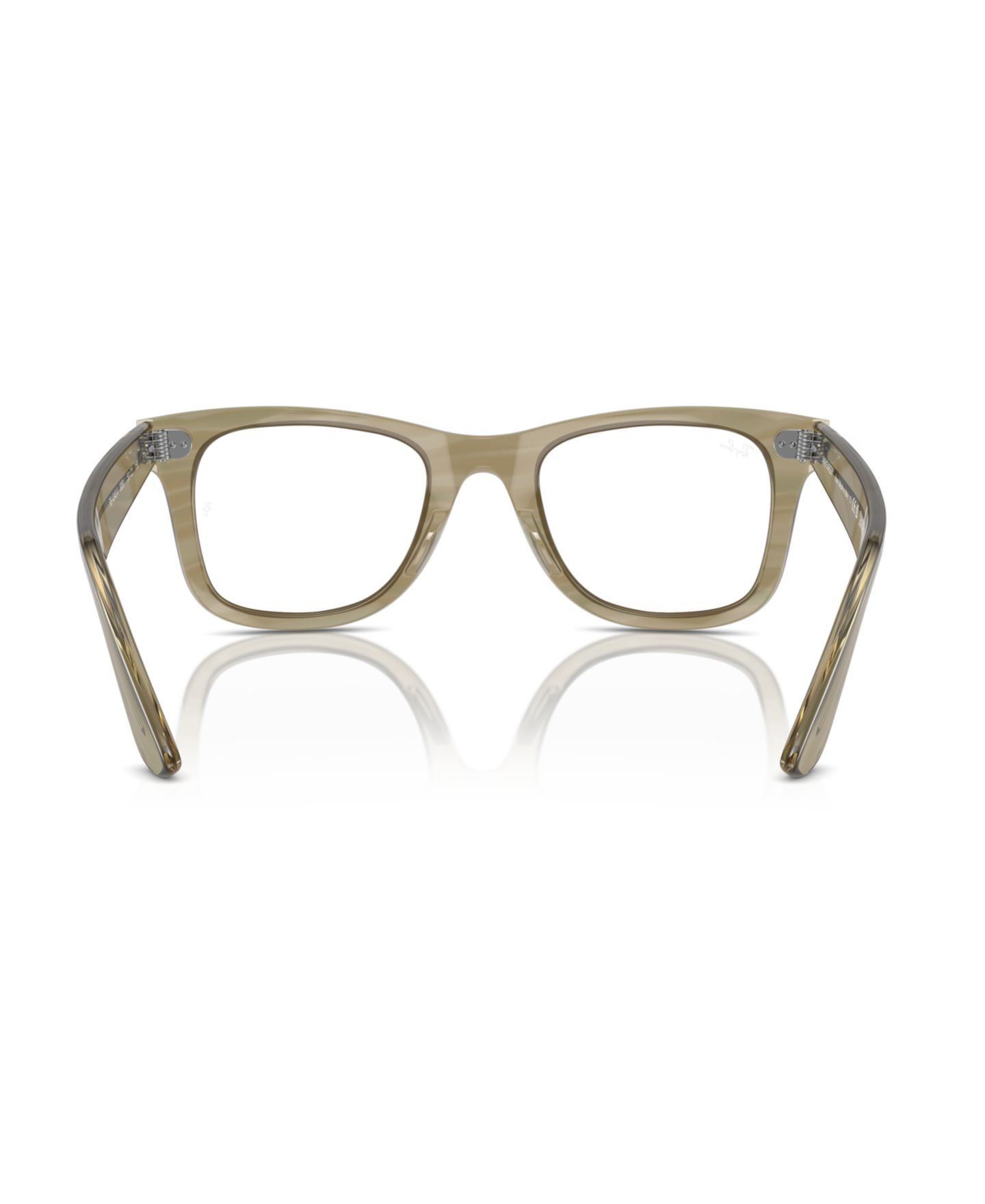 Очки Ray-Ban Unisex Wayfarer Ease Optics Change Eyeglasses, RB4340V, цвет: Полосатый серый — фото 4
