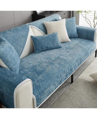 Striped Chenille Couch Cover, 35.4x70.9 inch