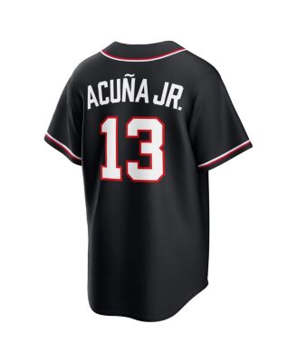 Nike Men's Ronald Acuña Jr. Black Atlanta Braves 2026 Replica