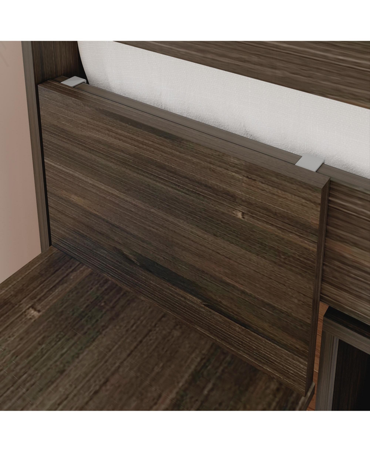 Max & Lily Modern Farmhouse Low Loft Bed, Twin Bed Frame for Kids with 3-Drawer Dresser, 2-Shelf Bookcase and Hook-on Desk