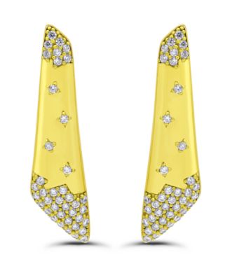 Christian Siriano New York 14k Gold-Plated Polish Linear Post Earrings - Gold 22$
