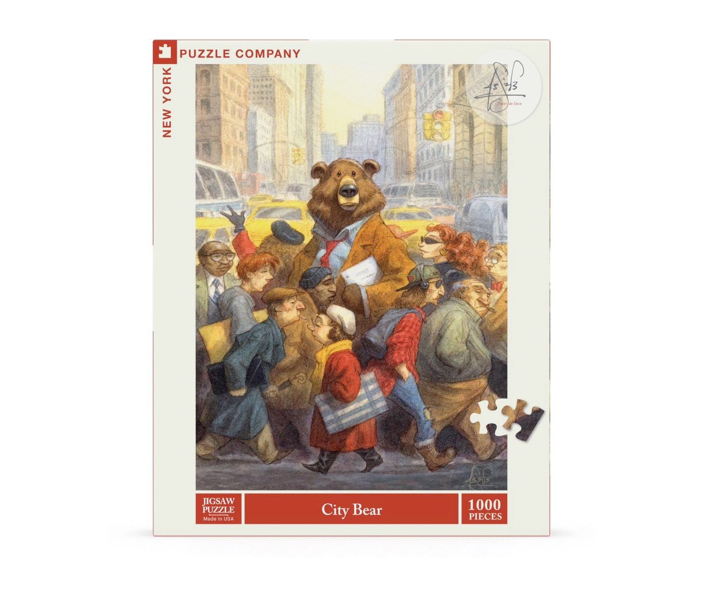 Детский пазл New York Puzzle Company City Bear 1000 Piece Puzzle — фото 1