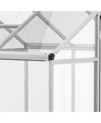 4' x 6' Portable Outdoor Walk-In Garden house w/ Roof Vent