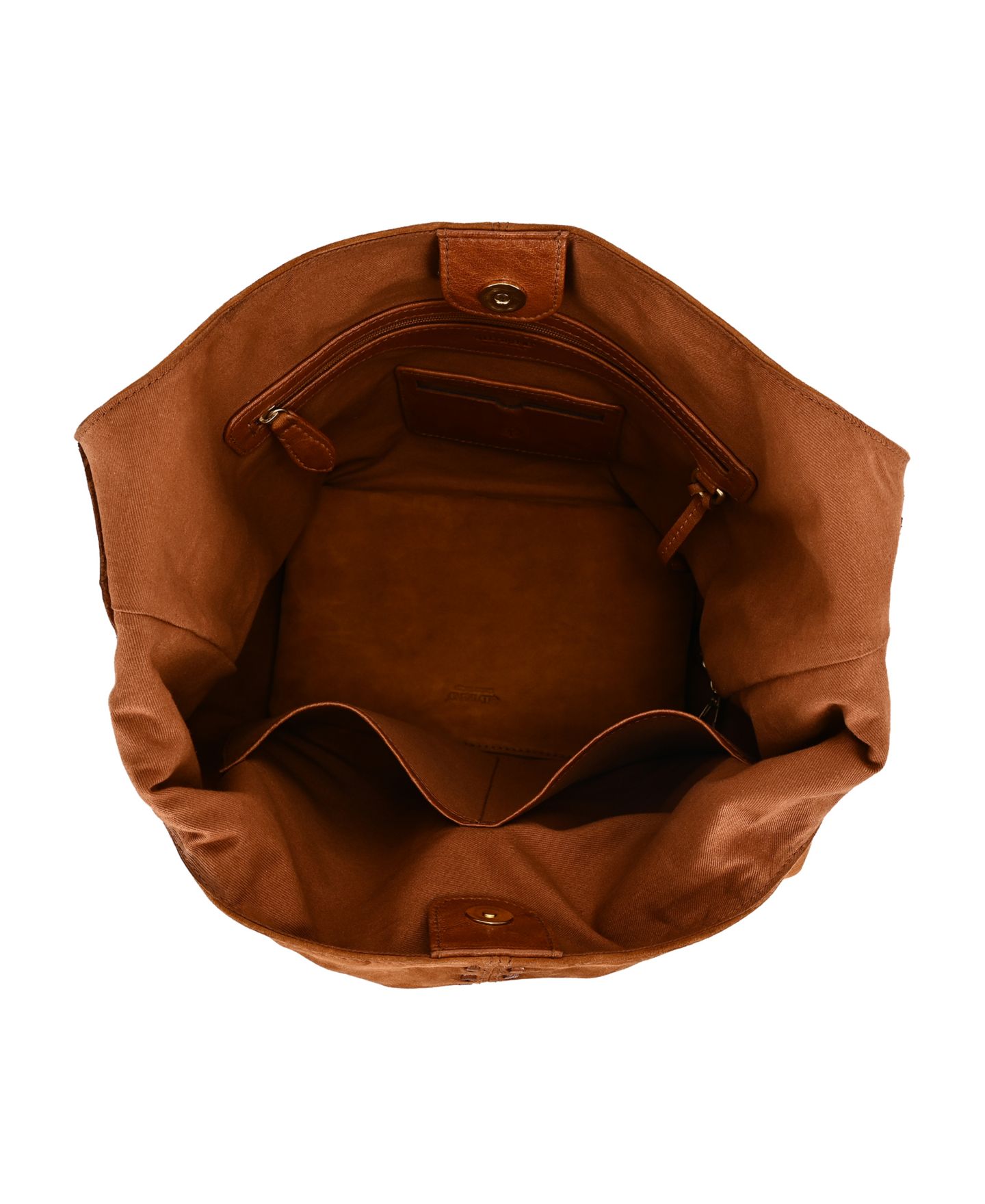 Женская сумка OLD TREND Hydrangea Medium Vintage Ombre Hobo Handbag, цвет: Коньячный коричневый — фото 4