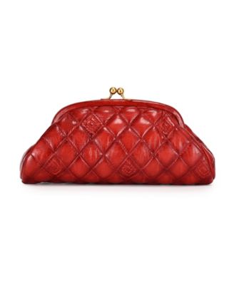 Petunia Quilted Mini Beauty Clutch Handbag