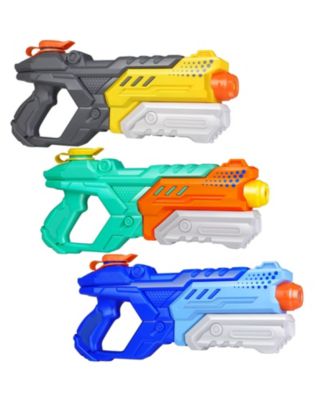 3-Pack Water Blaster Soaker Long Range Pool Beach Outdoor Fighting