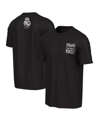 Men's Black Real Madrid Registered T-Shirt