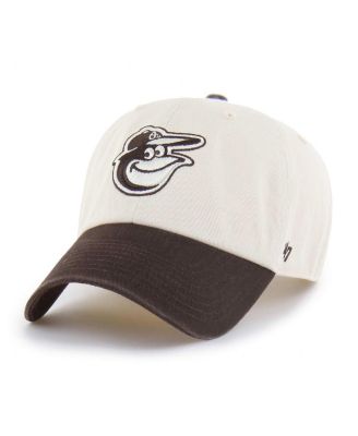 Men's Natural/Brown Baltimore Orioles Two-Tone Fashion Clean Up Adjustable Hat