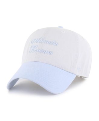 Women's White/Light Blue Atlanta Braves Gelato Two-Tone Clean Up Adjustable Hat