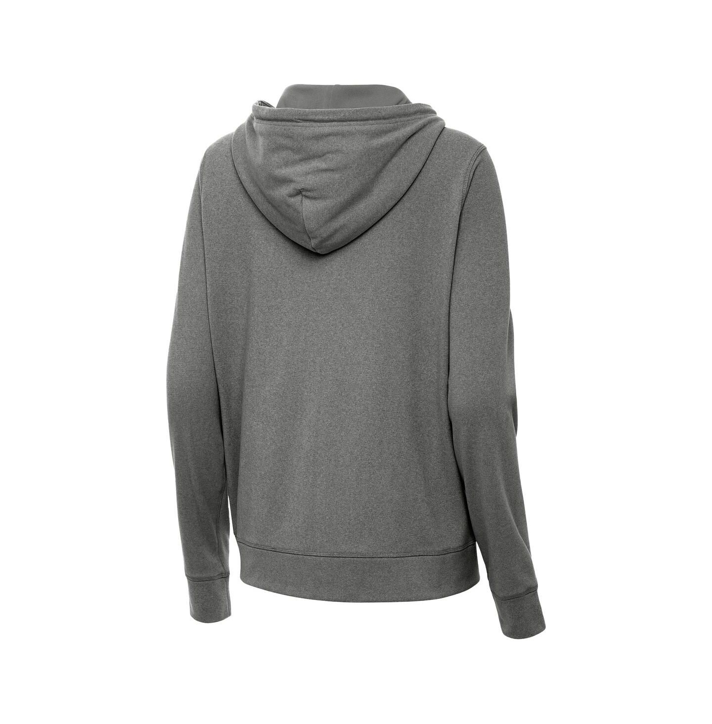 Женская куртка Antigua Heather Black Indiana Hoosiers Seeker Full-Zip Hoodie Jacket — фото 2