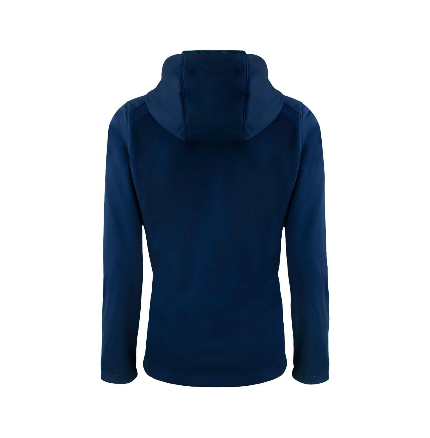 Женская куртка Cutter & Buck Navy Chicago Cubs City Connect Evoke Eco Softshell Full-Zip Hoodie Jacket — фото 2