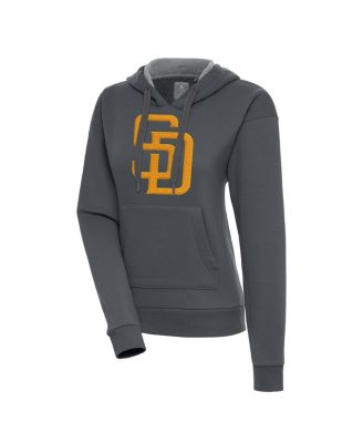 Women's Charcoal San Diego Padres Victory Pullover Hoodie